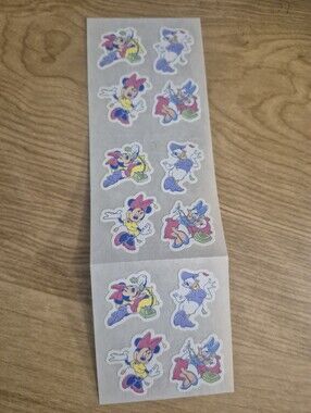 Multicolor Cartoon Character Sticker Sheet for Home Office